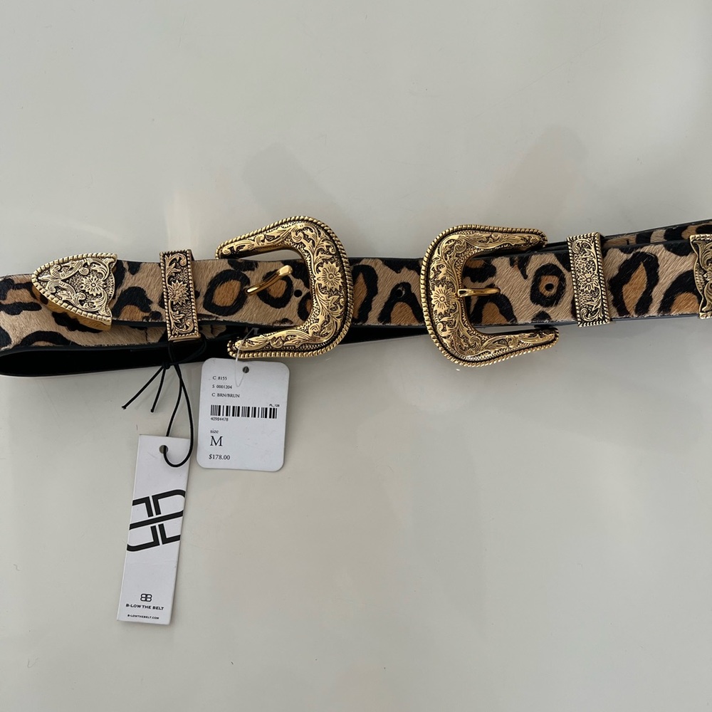Brand NWT B Low The Belt Leopard Bri Bri